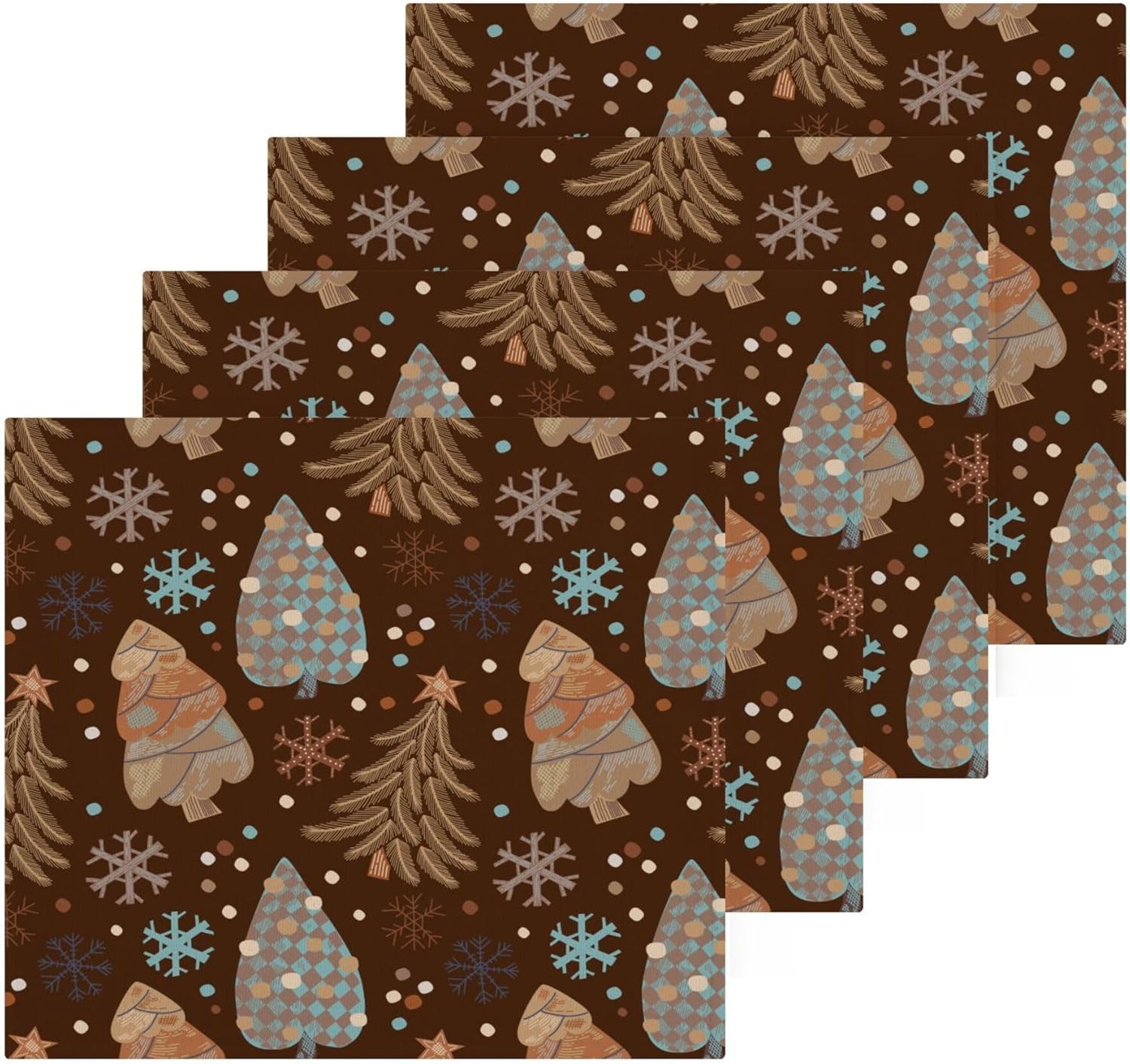 Christmas Tree Washcloth Set - 2-12