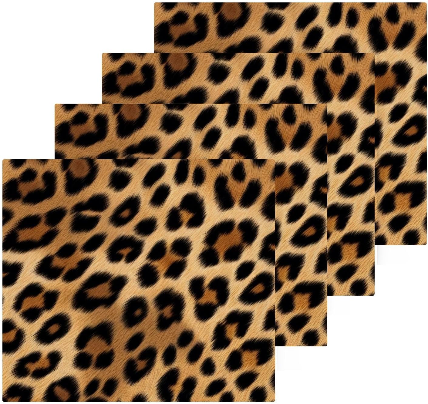 Stunning Leopard Washcloths for Quick Drying and Ultimate Absorption