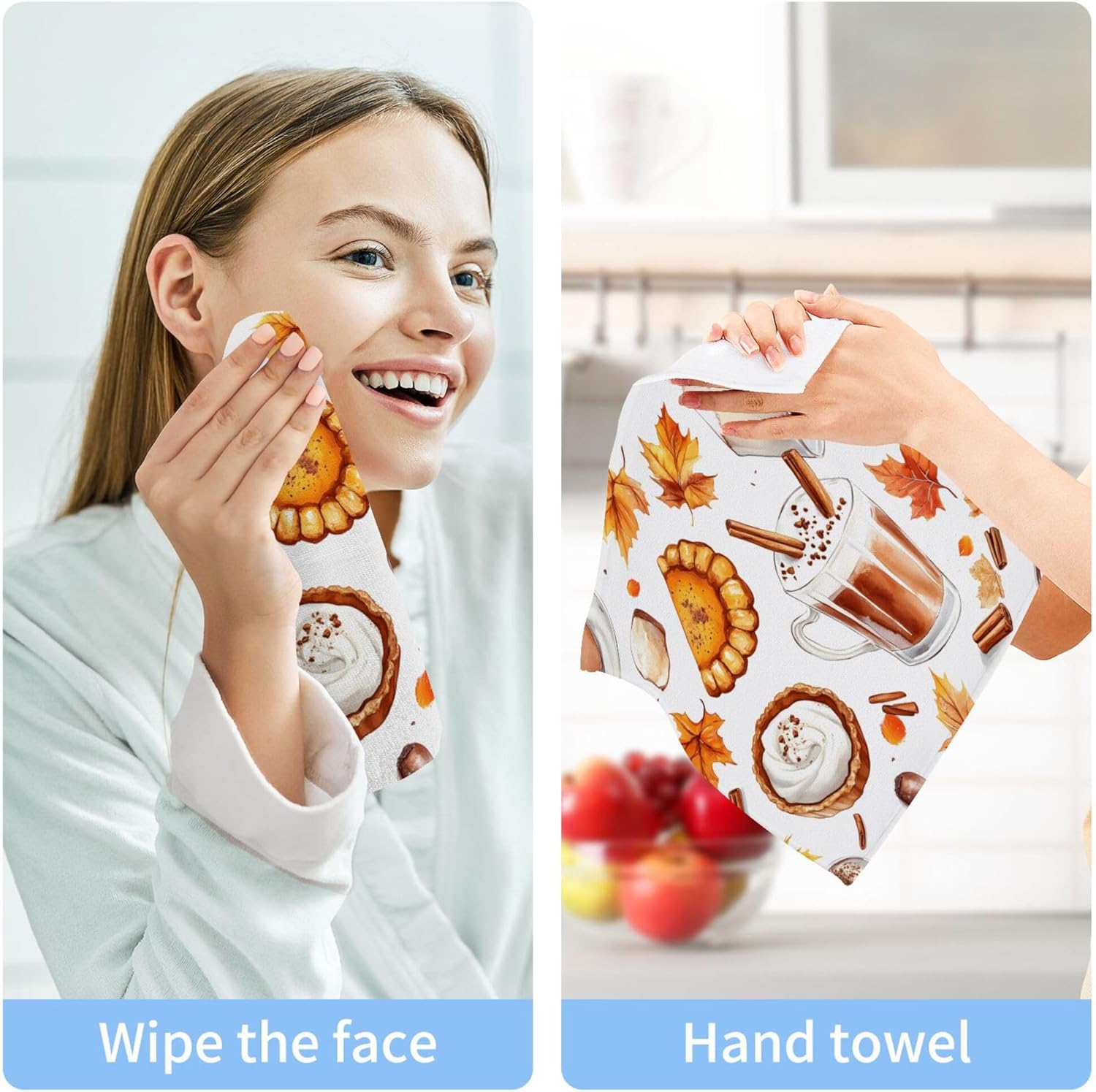 Multi-Purpose Absorbent Washcloths for Home Travel