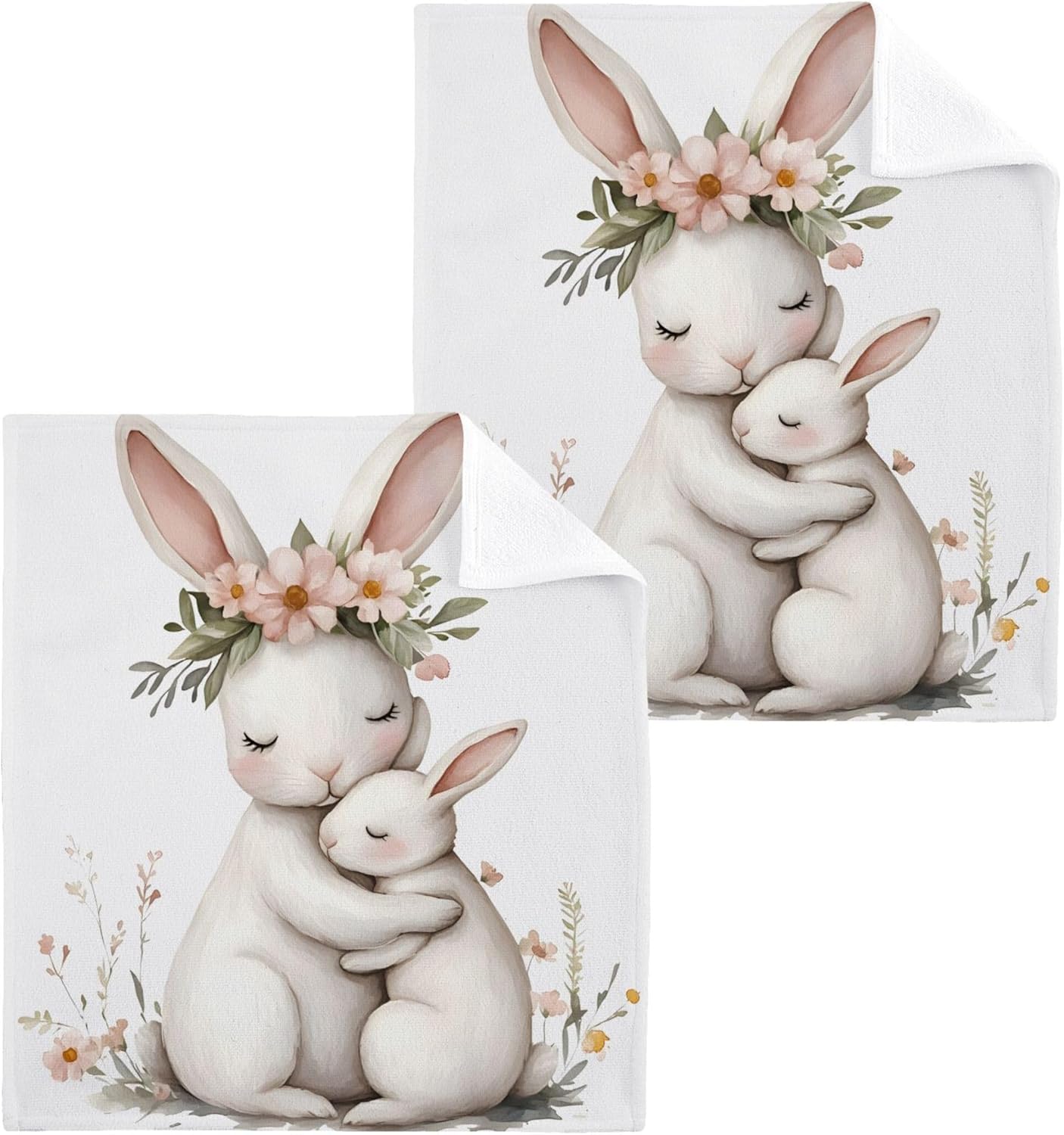 Kigai Hugging Bunny 4-Pack Soft Washable and Gentle