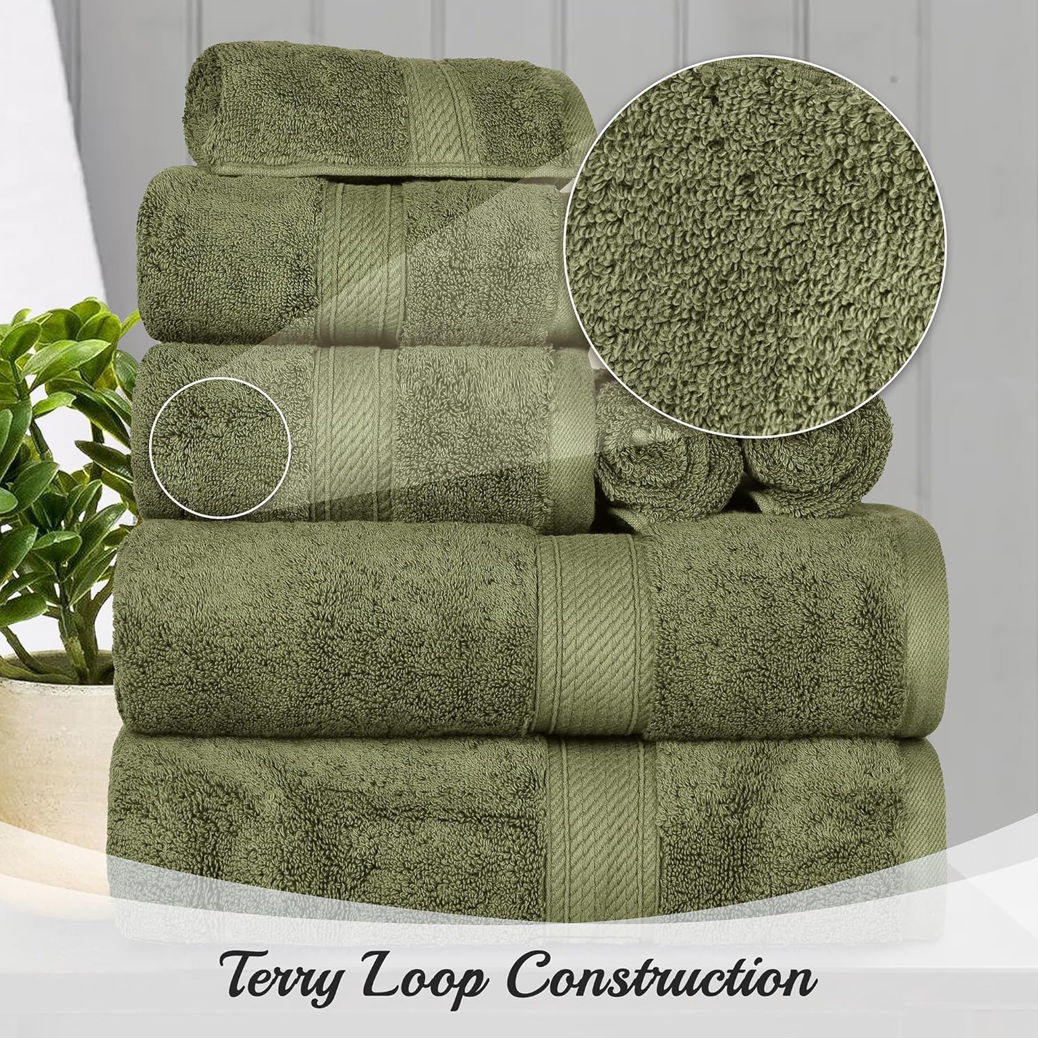 Luxury Bath Towels Set
