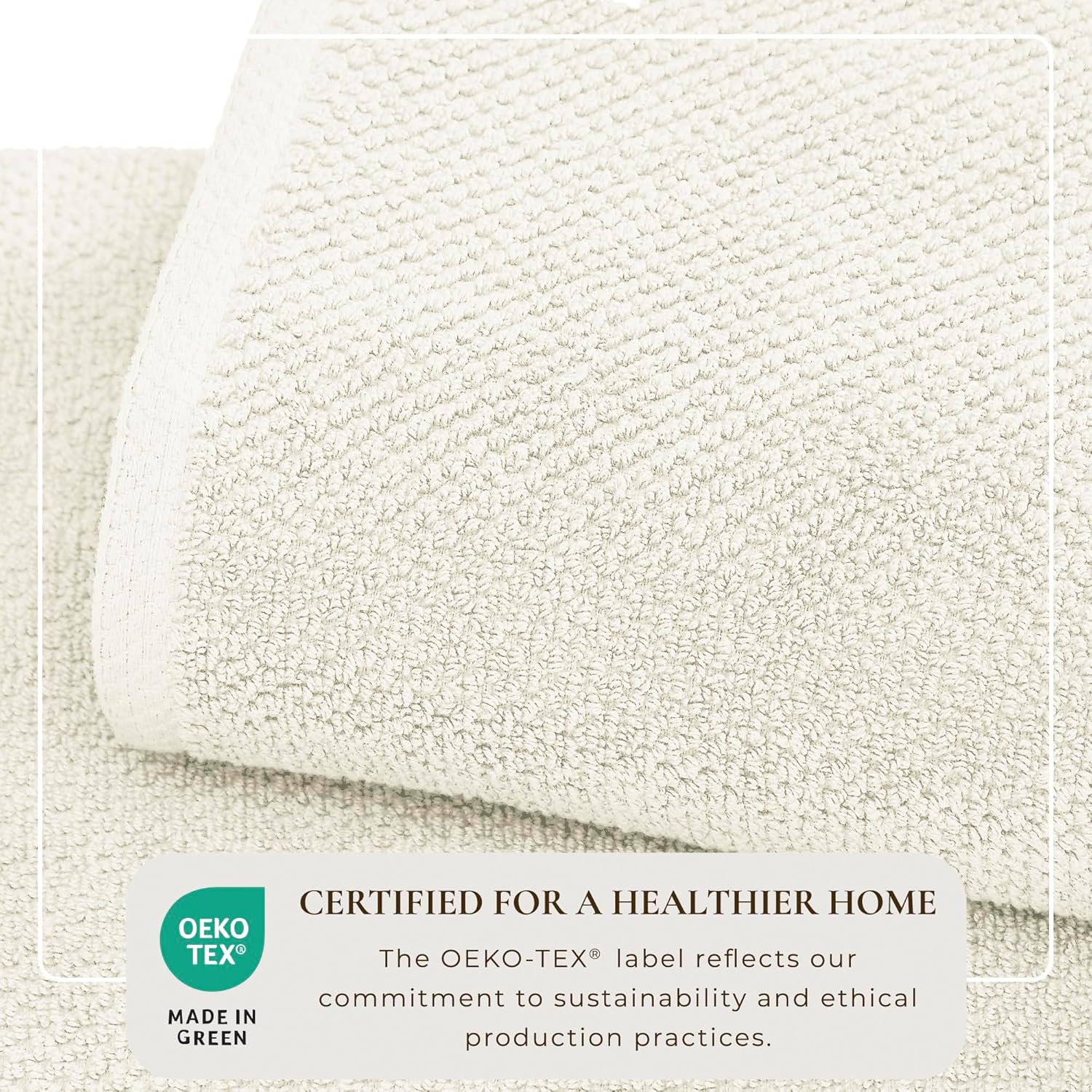 100 Cotton Ivory Washcloth