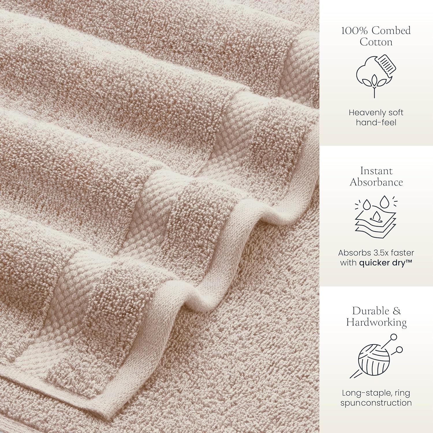 Belador Luxury Wash Cloths 24-Pack - 13x13