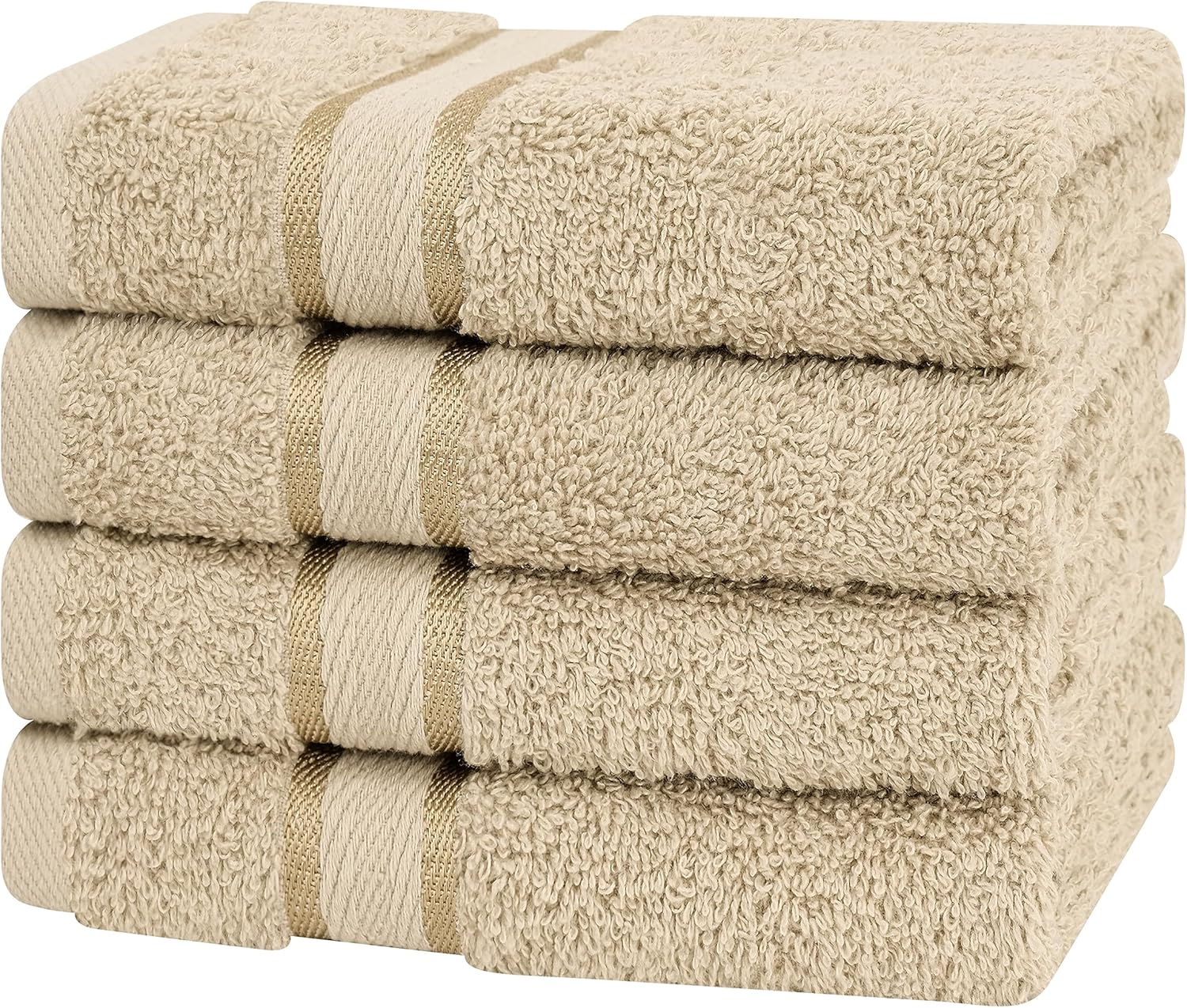 Dorlion 4-Piece Soft Cotton Washcloth Set