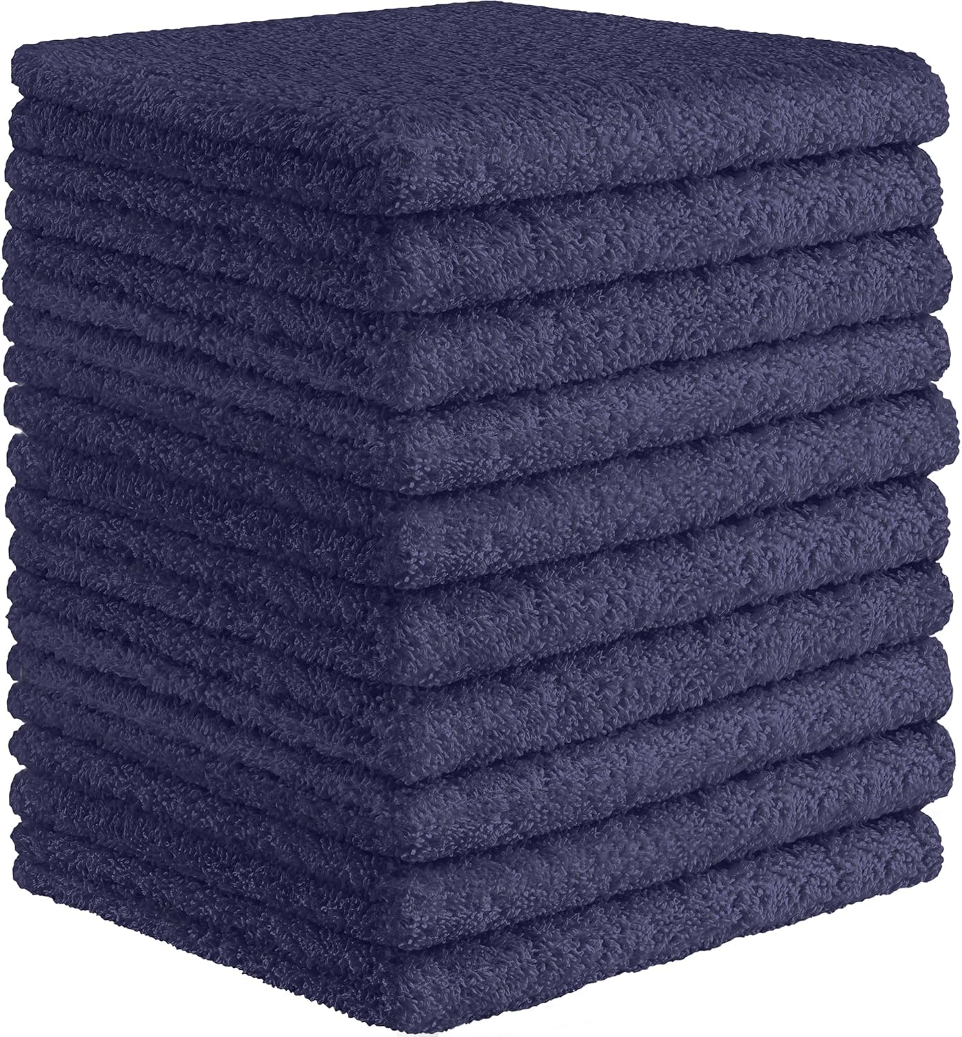 Luxurious 10-Pack Washcloths Imperial Blue
