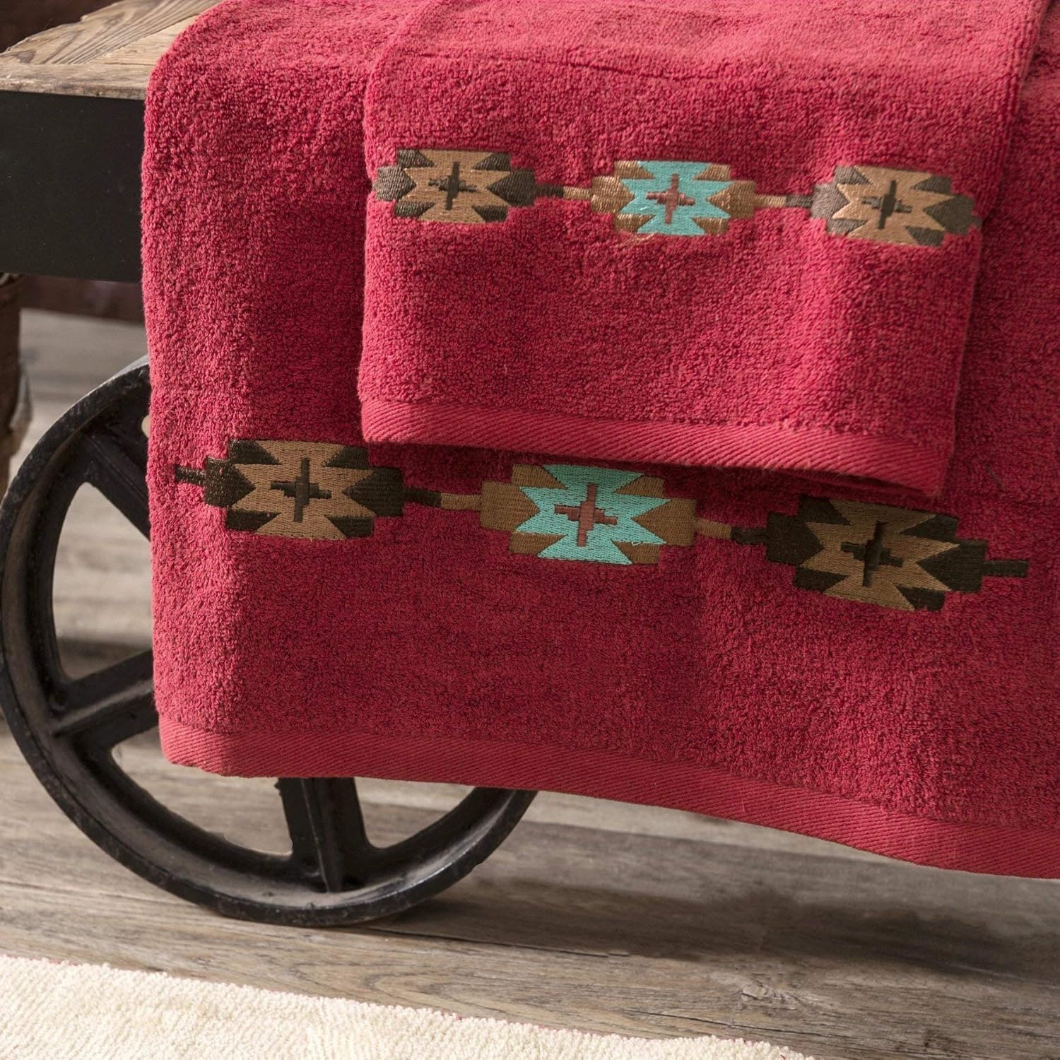 HiEnd Accents Paseo Road Aztec 3 Piece Towel Set