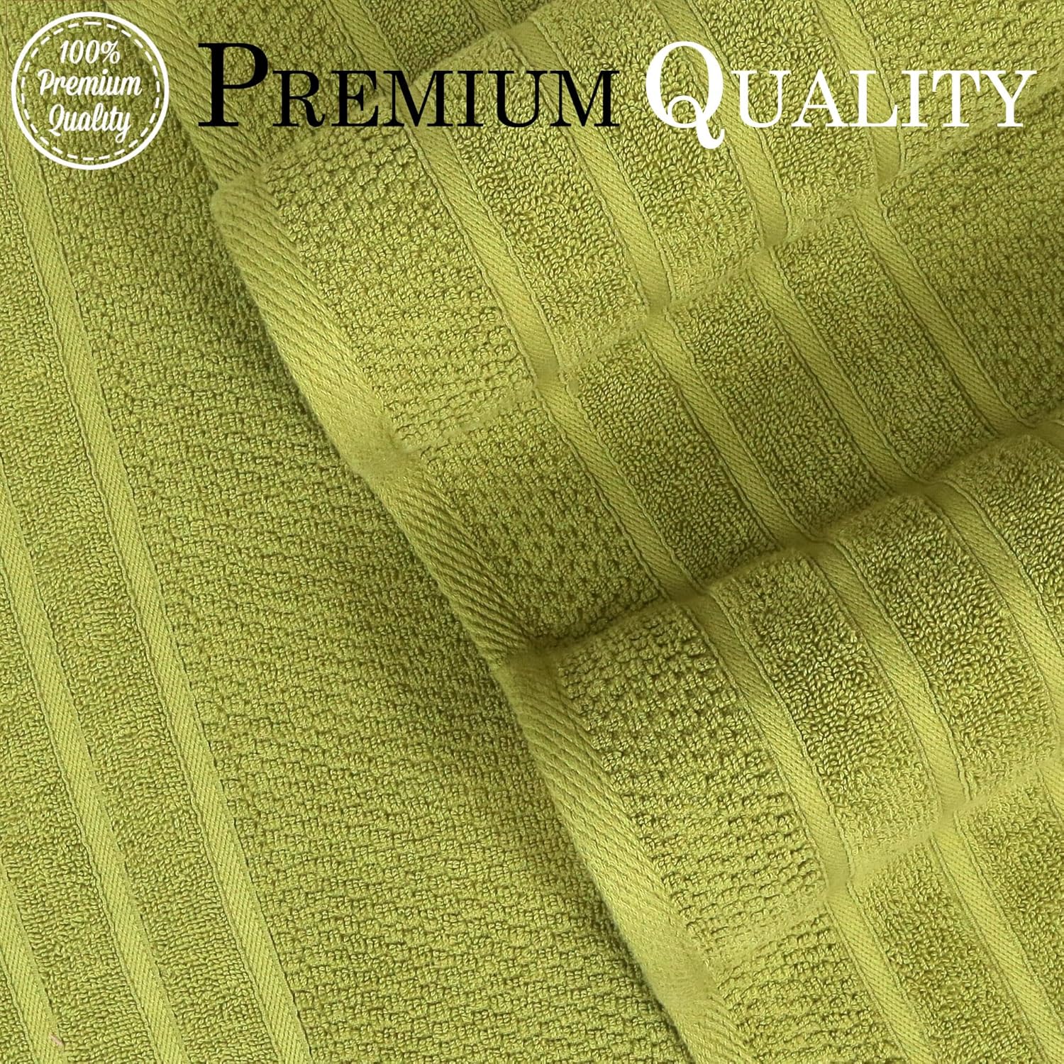 Luxury Bath Towels 100 Cotton Plush Bath Set