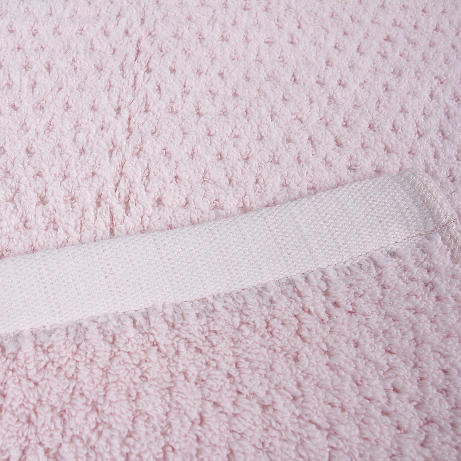 Everplush Diamond Jacquard Washcloths Rose Pink 6 Count