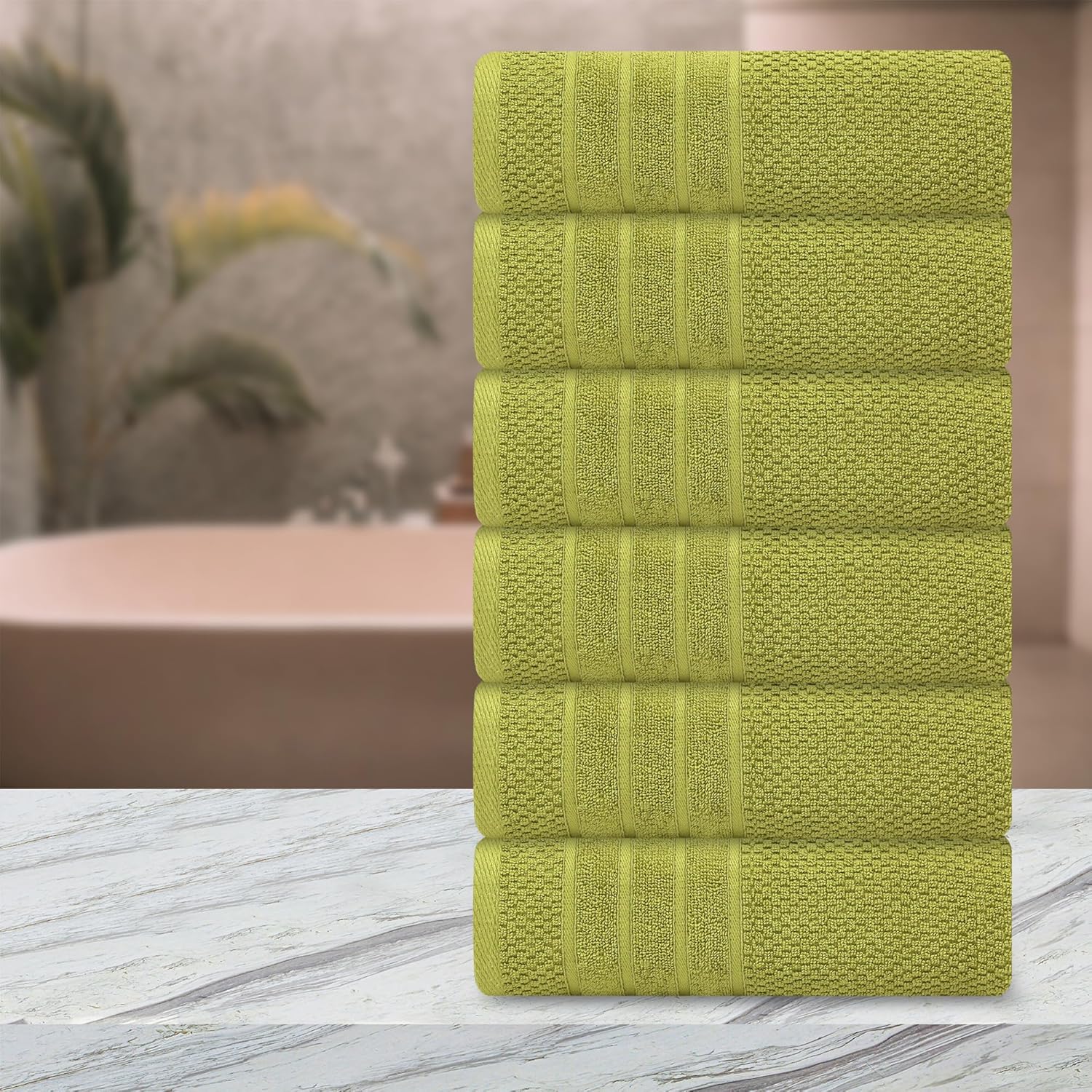 Luxury Bath Towels 100 Cotton Plush Bath Set