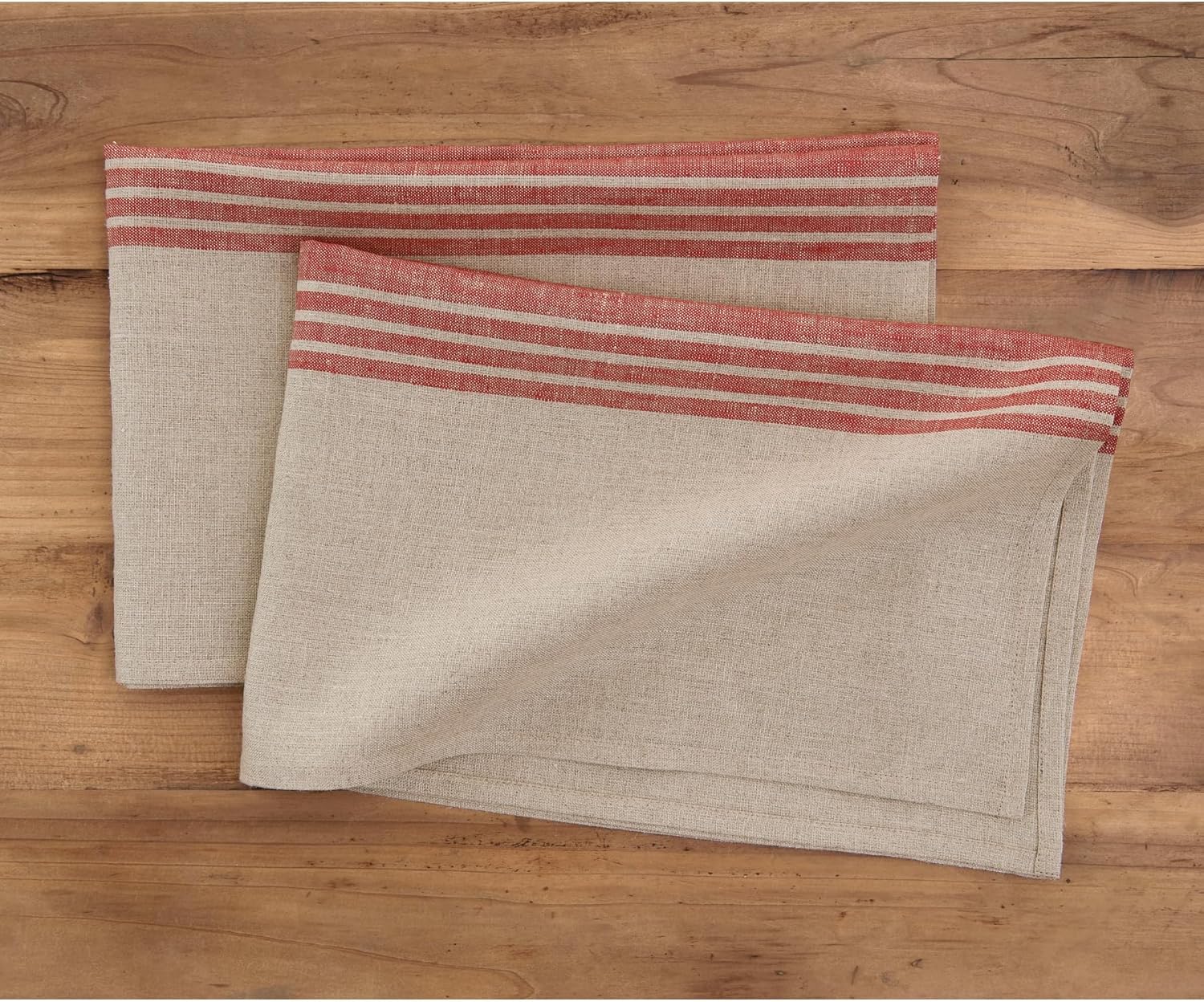 Solino Home Premium 100 Pure Linen Kitchen Towels Set of 2
