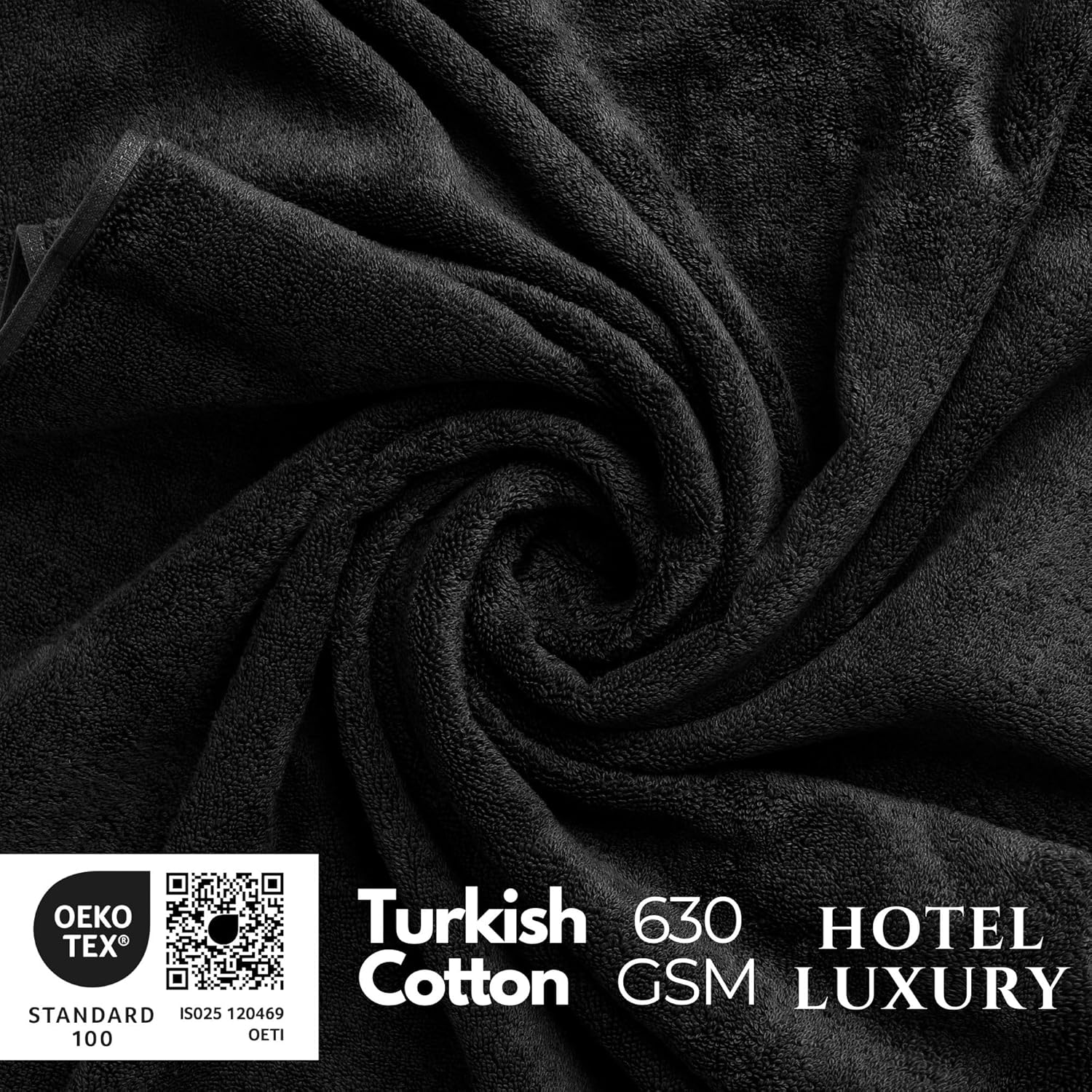 Cottonia 6-Piece Luxury Towel Set - Soft Absorbent Eco-Friendly