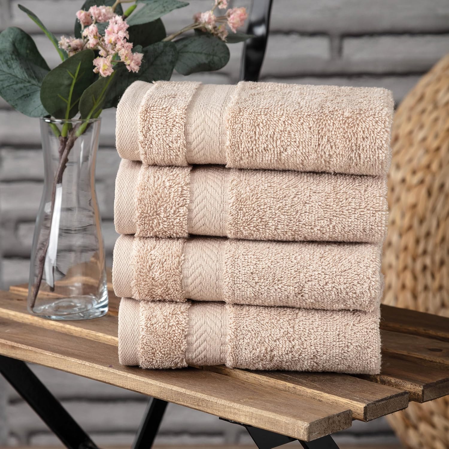 Luxurious 13x13 inch Turkish Cotton Wash Cloths