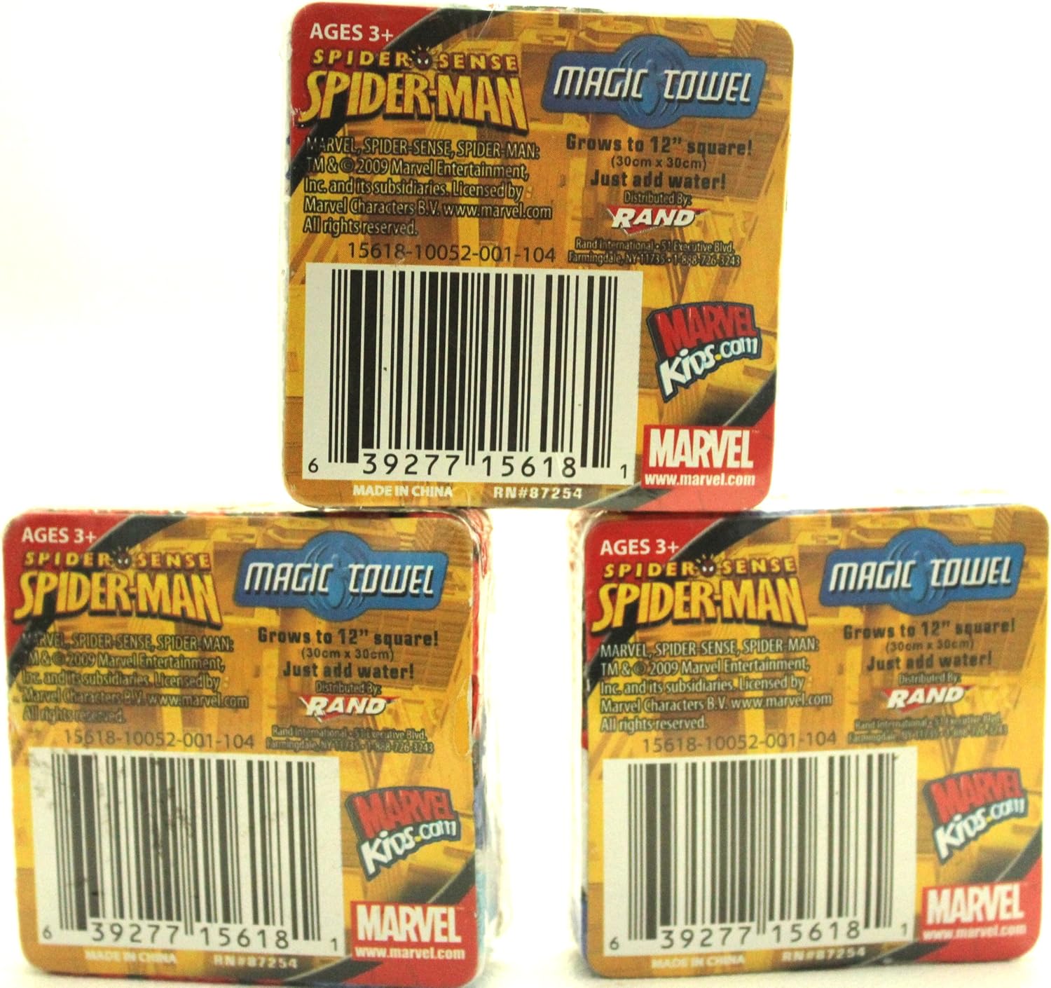 Spider-Man pop-up Magic Towel Washcloth Set - 2 Piece Designable Washcloths