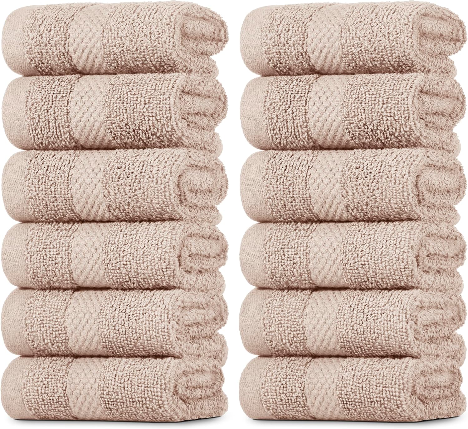 Belador Luxury Wash Cloths 24-Pack - 13x13
