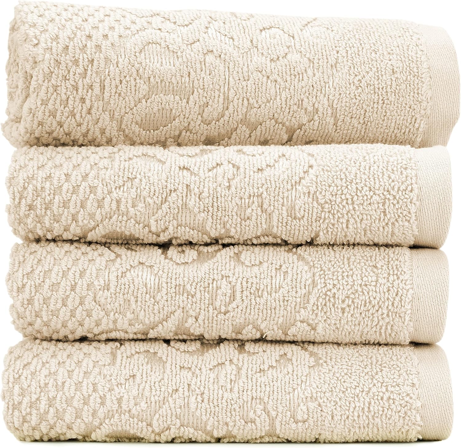 EastNBlue Galata Premium 100 Turkish Cotton Washcloths 4 Pack