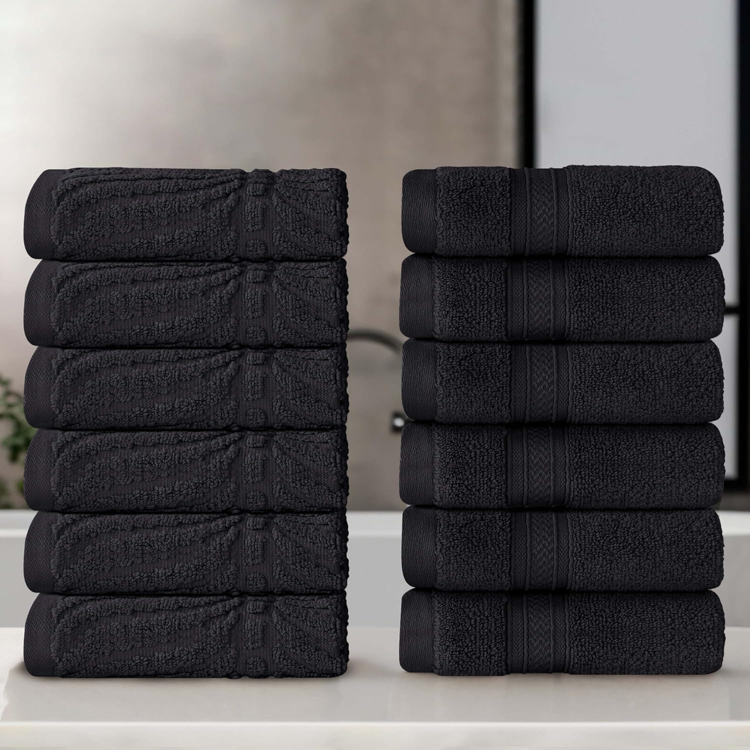 Luxury Quick Dry Zero Twist 12-Piece Towels Set