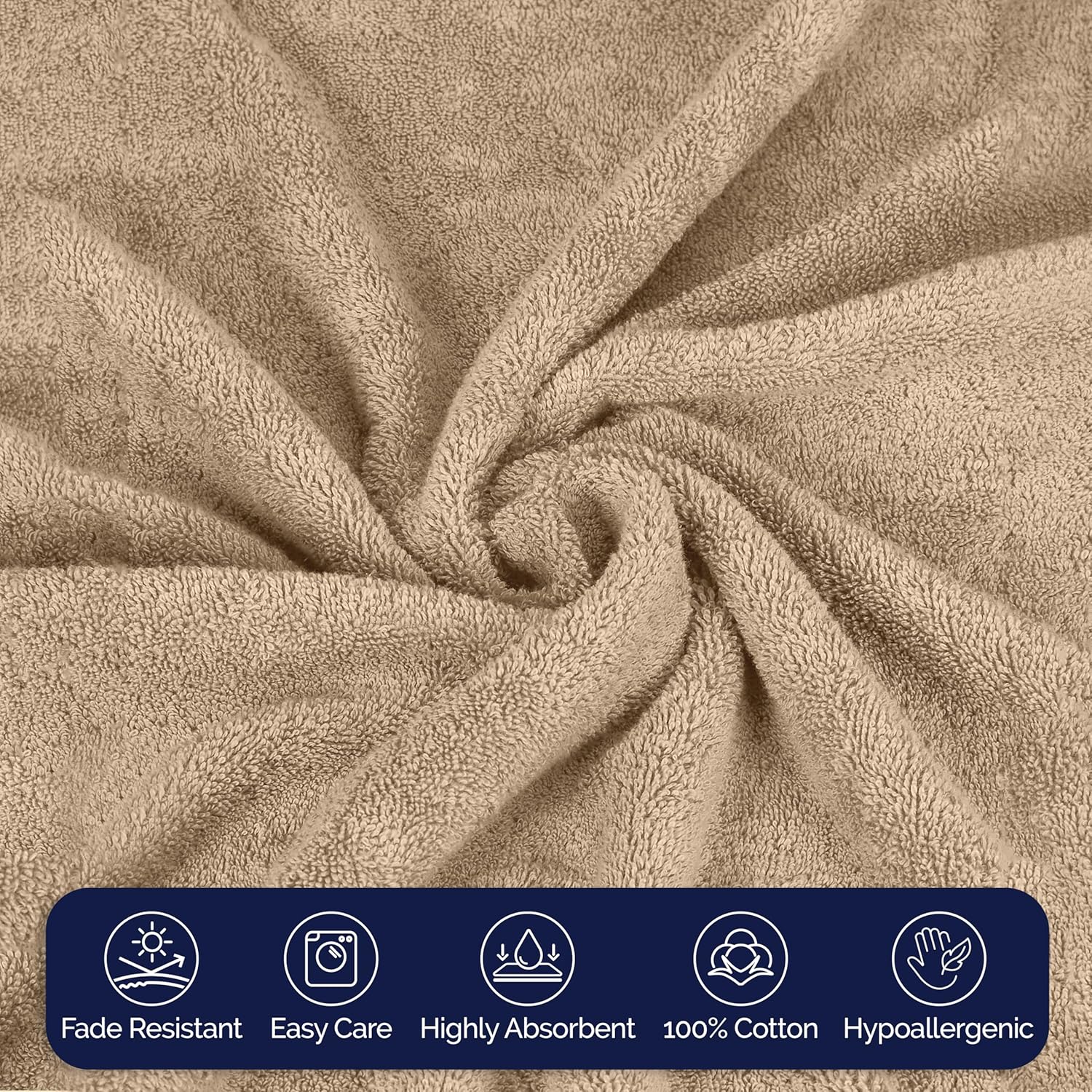 Elegant Comfort Premium 100 Cotton Towel Set