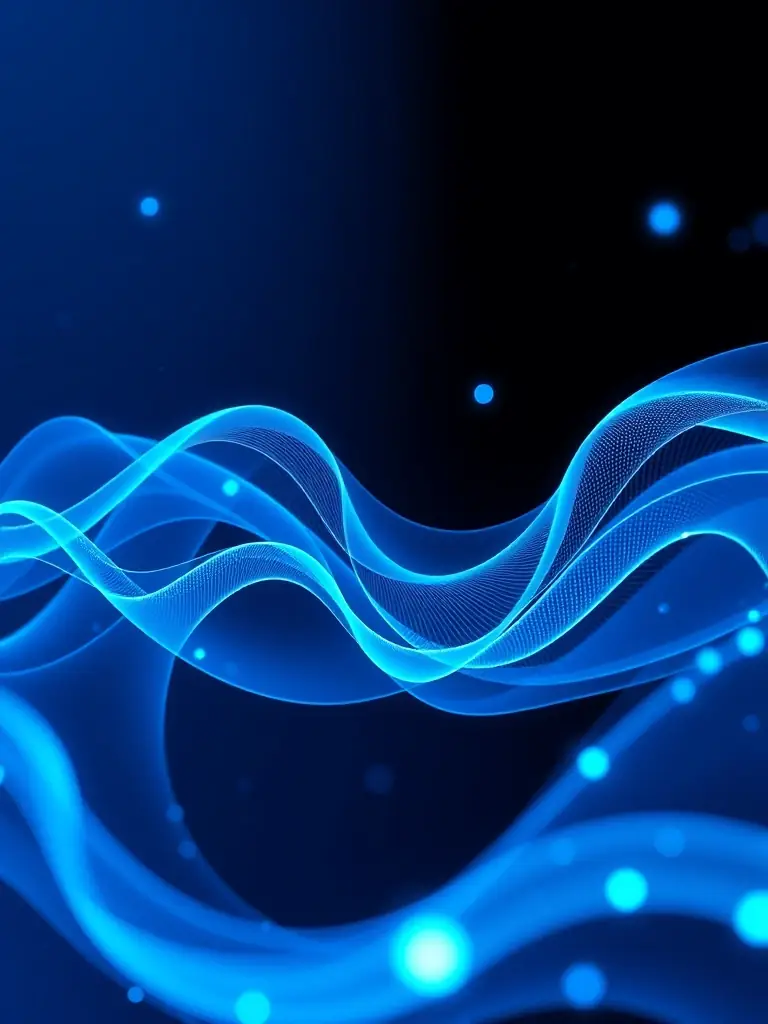 A futuristic interface showcasing a fluid algorithm adapting to changing market conditions, representing HHydronova's commitment to innovation and cutting-edge technology in digital ecosystem development.