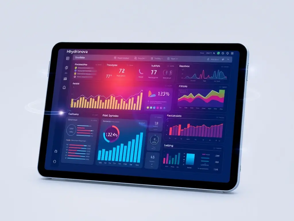 An image showcasing a user interface that dynamically adjusts to different user behaviors and data inputs, representing the personalized experience offered by HHydronova's adaptive solutions.